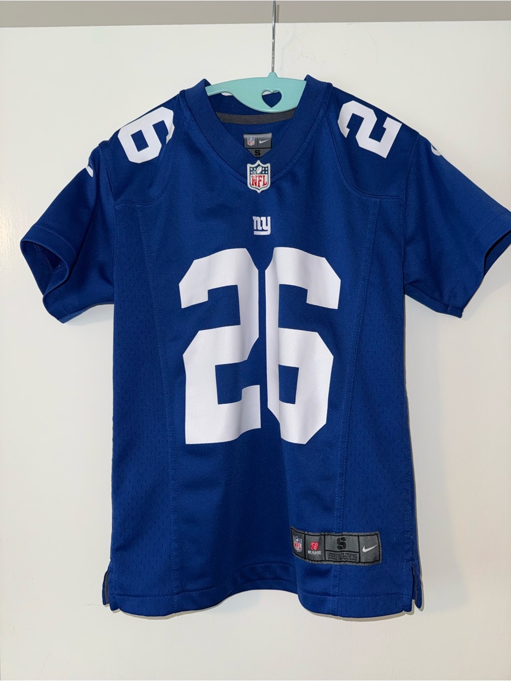 Nike Kids NY Giants Saquon Barkley Jersey